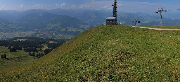 360 graden panorama vanaf de Hohe Salve (1829m)