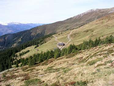 Sonnbergalm langs de Pinzgauer Spaziergang