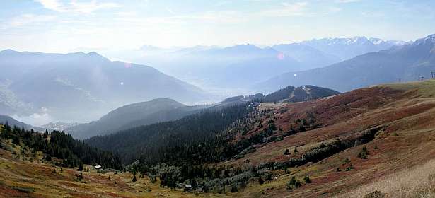 Links bergstation Schmittenhöhe bahn, rechts Kitzsteinhorn
