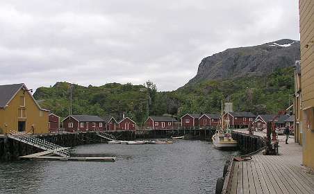 De haven van Nusfjord