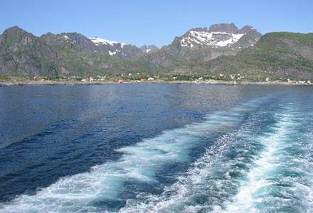 Moskenes - Bodø en via de Rv17 naar Mosjøen