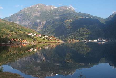 Wandeling boven het Geiranger fjord