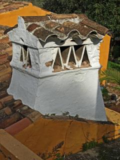 Typisch Portugese schoorsteen