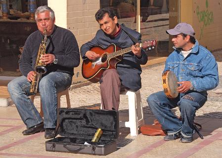 Straat muziek in Villa Real St Antonio