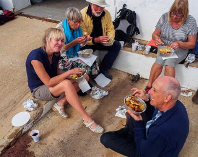 Ineke, Yvonne, Dik V, Michel, Riny