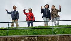 Cees, Lotte, Sandrine, Jørre van Oostrum