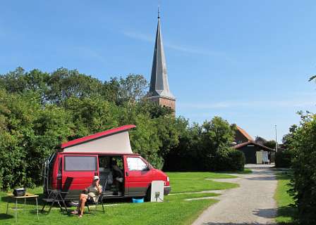 De camping in Holwert