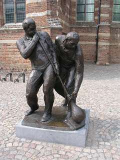 De glasblazers in Leerdam