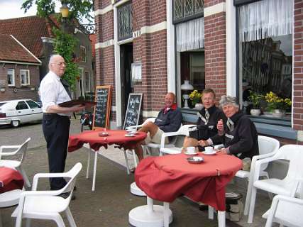 Bij de broer van Wim in Blokzijl