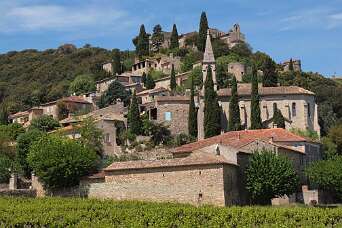 Wandeling bij La Roque-sur-Cèze