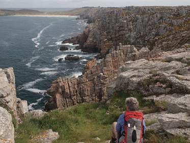 11: 2009 05 20_0384<br>Terugblik vanaf Pointe Pen Hir