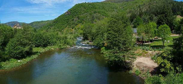 13: 170516114032Florac-Pano<br>De Tarn vanaf de brug