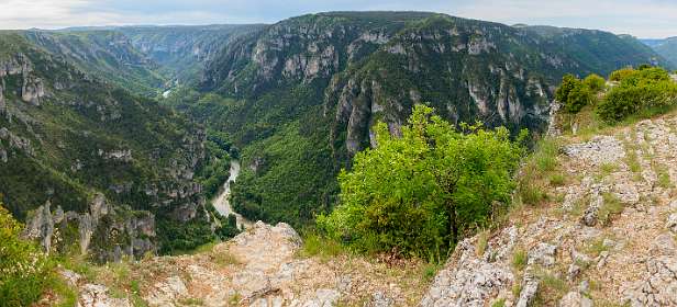 3: 170522101639LeRozier-Pano<br>Uitzicht op de Tarn vanaf het Point Sublime