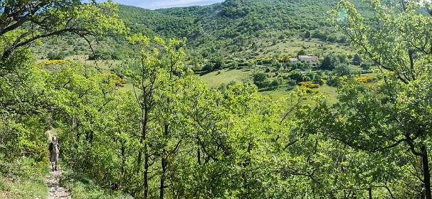 3: 160620-102250_Montbruns-les-Bains-Pano<br>Camping La Boucoule