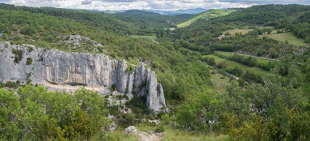 5: 160531-103154_Oppedette-Pano<br>Uitzicht vanuit Oppedette in noordelijke richting