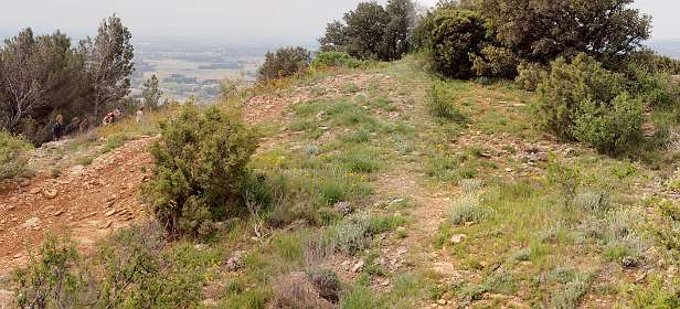 9: Mornas_130505_1112_PF360<br>360 graden panorma vanaf het hoogste punt bij Mornas