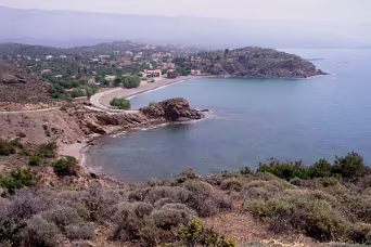 De kust voor Volissos