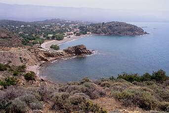 De kust voor Volissos