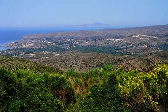 W 5 afdaling naar Volissos