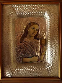 Icoon in Pandelemon kerk