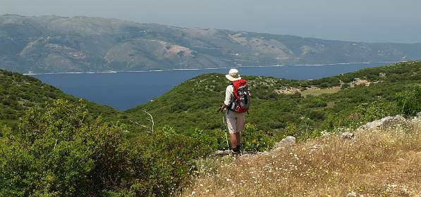 Uitzicht op kefalonia
