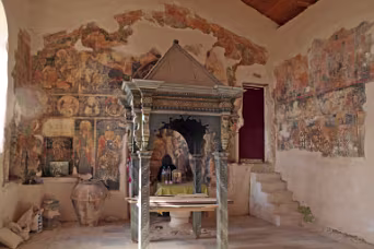 Vathi - Perachori - Agios Ionnis - Perachori - Taxiarxes klooster - Vathi