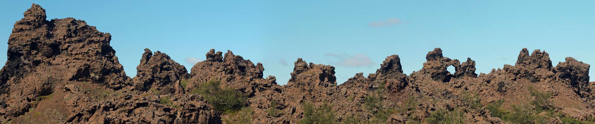 Het lava labyrint van Dimmuborgir