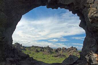 Het lava labyrint van Dimmuborgir