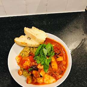 Visstoof met kabeljauw