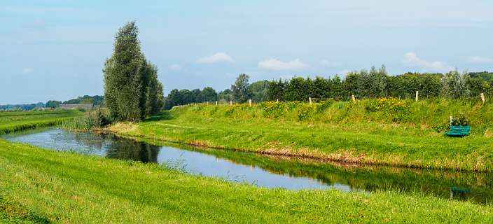 De hanzestad Deventer heeft voor haar handelsactiviteiten in de middeleeuwen de Schipbeek laten graven.