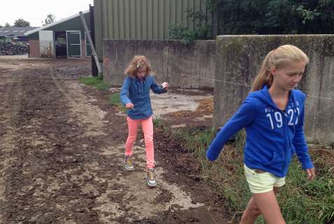 Sandrine<br>Lekker door de koeien stront