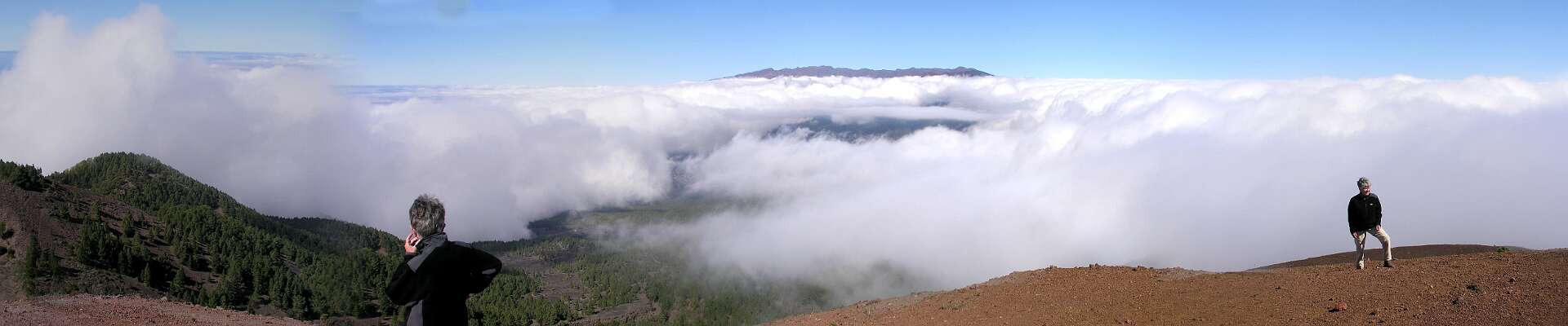 De beklimming van de Pico Birigoya