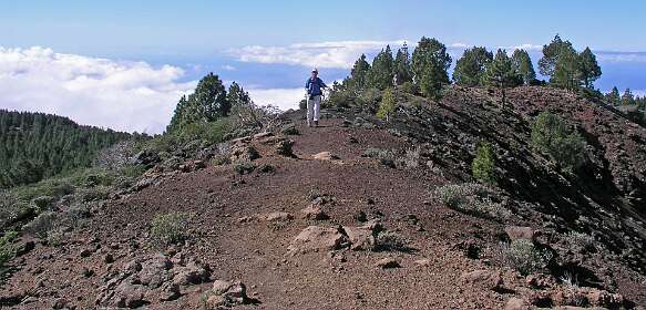 Krater rand van de Montana de Barquita