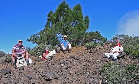 Hetty<br>Lunch pauze onder de Pico Birigoyo
