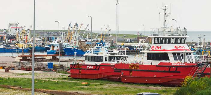 Dde haven van Lauwersoog