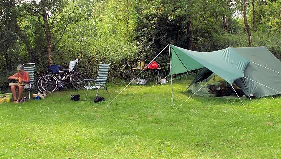We kampeerden op natuurcamping De Pomp