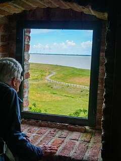 We zijn de toren op geklommen