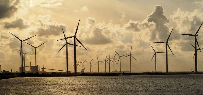 De Eems richting Delfzijl