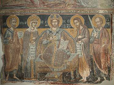 Fresco's in het klooster