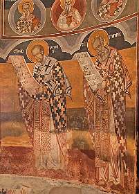 Fresco's in het klooster