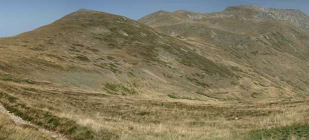 Panorama van het Pelistergebergte