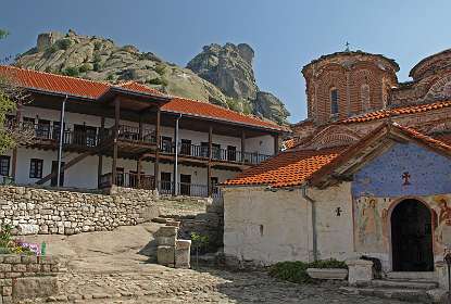 Binnenplaats Treskavec klooster