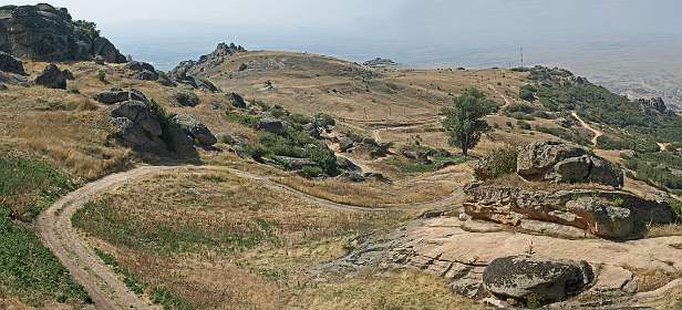 Panorama voor het Treskavec klooster