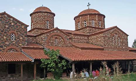 St Leontie kerk in Vodoca