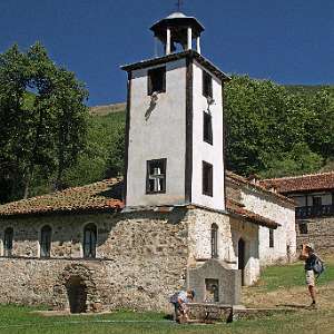 Langs het Prespa meer