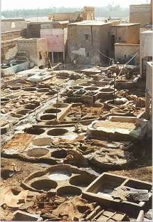 Leerlooien in Marrakesh