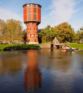 Dalfsen, Havezaten, NS-wandeling, Stadswandeling, Zwolle<br>Watertoren van Zwolle