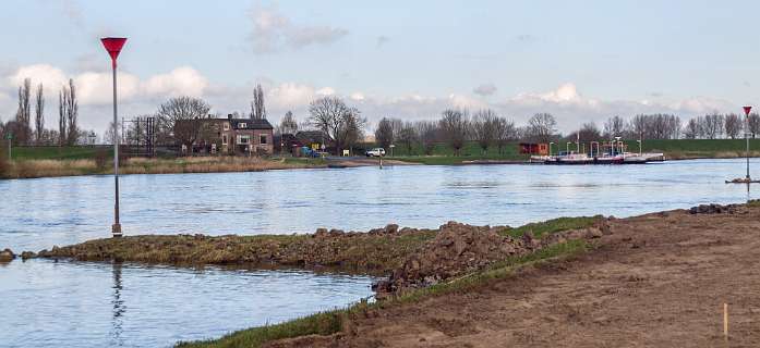 Whije, Zwolle<br>Het veer bij Wijhe