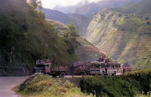 We hebben 8 uur nodig voor een traject van 130 km!!