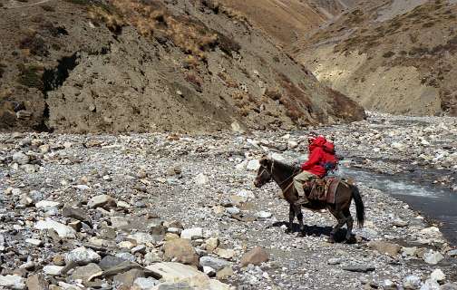 Jargom Khola op 4300 m